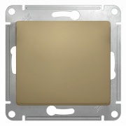 Кнопка 10А механизм SE Glossa, титан