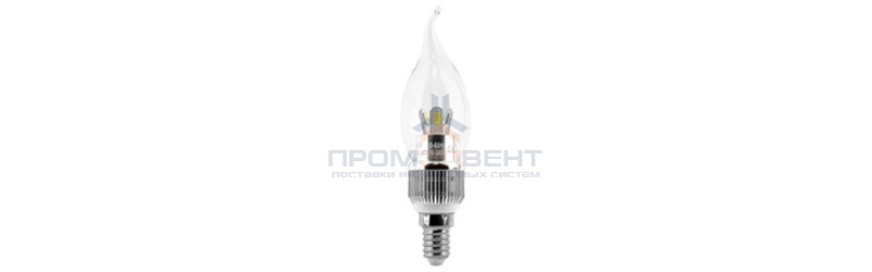 Лампа Gauss LED Candle Tailed Crystal clear dim 5W E14 2700K диммируемая