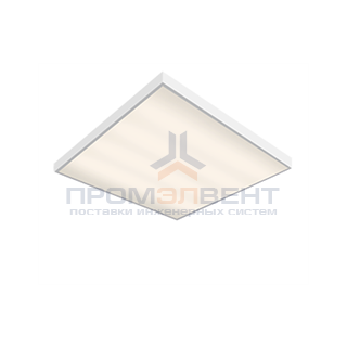 Светодиодный светильник "ВАРТОН" офисный встраиваемый/накладной 595*595*50мм 27 ВТ 2700К