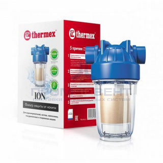 Фильтр магистральный 5"SL Thermex ION - 1/2" (для защиты водонагревателей от накипи)