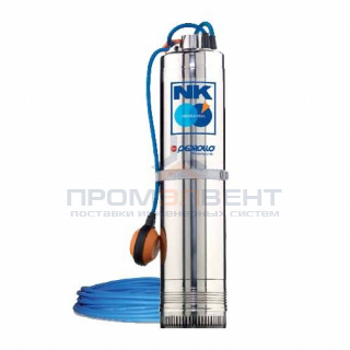 Насос колодезный Pedrollo NKm 2/4 GE-N (0,75 кВт, Qmax 80 л/мин, Hmax 61 м, 1x230В, с поплавком)