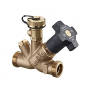 Клапан балансировочный Oventrop Aquastrom KFR - 3/4" (Ду15, НР/НР, PN16, 120°C, со спуск.краном)