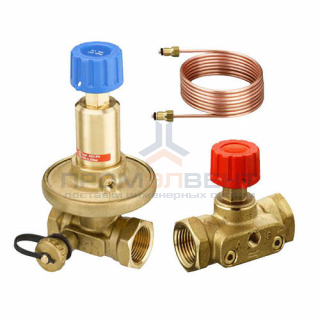 Комплект клапанов Danfoss APT 1" и CDT 1" (ВР/ВР, PN16, Tmax 120°C)