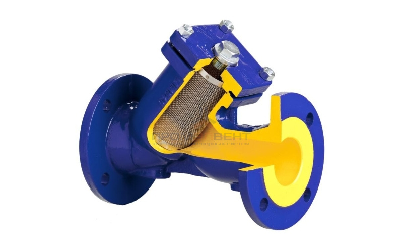 Фильтр грубой очистки BROEN V821M - Ду32 (Фланец/Фланец, PN16, Tmax 300°C, с магнитной вставкой)