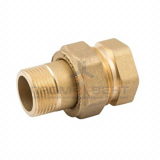 Сгон прямой американка ELSEN METALIT EBF26 - 1" (НР/ВР, плоское уплотнение)