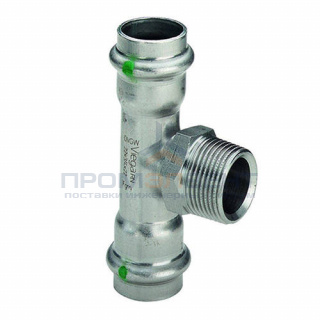 Тройник переходной Viega Sanpress Inox 2317.1 - 54 x 3/4" x 54 (нержавеющая сталь)