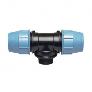 Тройник с переходом на наружную резьбу UNIDELTA 1010 - 50 x 2" (винтовой, для труб ПНД)