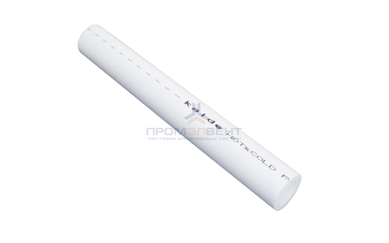Труба полипропиленовая KALDE - 50x8.3 (PN20, Tmax 70°C, штанга 4м.)