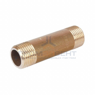 Удлинитель резьбовой STOUT - 2" длина 100 мм (НР/НР, латунь без покрытия)