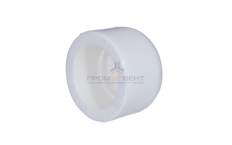 Заглушка KALDE - 40 (для полипропиленовых труб под пайку, цвет белый)