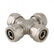 Крестовина VALTEC VTm.341 - 20  (винтовая, для металлопластиковых труб)