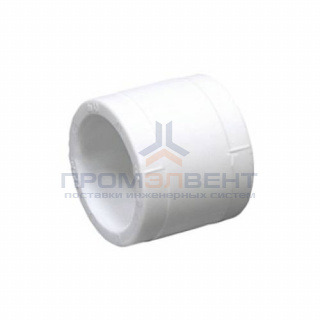 Муфта Fusitek - 20 (для полипропиленовых труб под пайку, цвет белый)