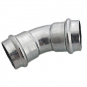 Отвод 45° Conex Banninger PC 5041 - 15 (оцинкованная сталь)