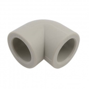 Отвод 90° FV-Plast - 90 (для полипропиленовых труб под пайку, цвет серый)