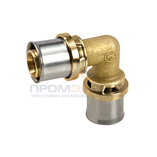 Отвод 90° Giacomini RM122 - 26x3.0 (прессовой, для металлопластиковых труб)