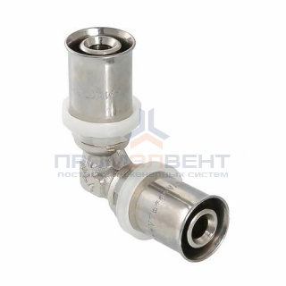 Отвод 90° VALTEC VTm.251 - 26 (прессовой, для металлопластиковых труб)