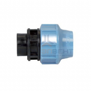 Переход на внутреннюю резьбу UNIDELTA 1004 - 32 x 1" (винтовой, для труб ПНД, резьба пластиковая)