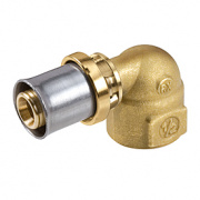 Переход на внутреннюю резьбу угловой Giacomini RM129 - 20x2.0 x 1/2" (прессовой, для металлопл.труб)