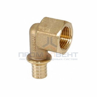 Переход на внутреннюю резьбу угловой REHAU RX - 20 x 1/2" (бронза, для труб серии RAUTITAN)