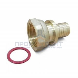 Переход на накидную гайку Varmega Slide-fit - 16 x 1/2" (латунь, для труб из сшитого полиэтилена)