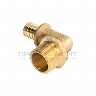 Переход на наружную резьбу угловой STOUT - 16 x 1/2" (для труб из сшитого полиэтилена)