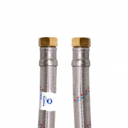 Подводка для воды гибкая Industrias Mateu FILBOR (Гайка/Гайка) - 1" (длина 400 мм)