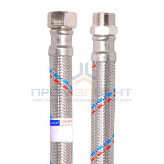 Подводка для воды гибкая Industrias Mateu GIGANTE (Гайка/Штуцер) - 3/4" (длина 400 мм)