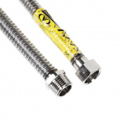 Подводка для газа гибкая сильфонная AYVAZ (Гайка/Штуцер) - 1/2" (длина 2000 мм)