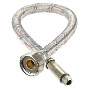 Подводка под смеситель гибкая Industrias Mateu (Штуцер/Гайка) - М10-1-35 x 1/2" (длина 300 мм)