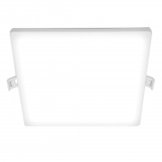 06-48 Светодиодная панель накладная квадр. 220В, 20Вт, CRI:80Ra, 1600Лм, 170*170 мм,  алюминиевый корпус, встроенный изолированный драйвер, 4500К