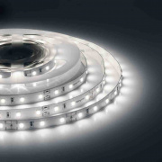 00-455 Светодиодная лента, 12В, 12Вт/м, smd2835, 60д/м, IP20, 1100Лм/м, ширина подложки 10мм, 5м, холодный белый