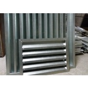 Оцинкованная накладная решетка НН4-ОЦ