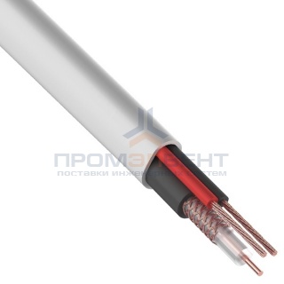 Кабель видеонаблюдения КВК-В-2 2х0,5мм  [бухта 200м]