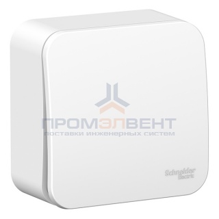 Выключатель 1-клавишный (cх.1) Blanca Schneider Electric 6А 250В белый изол.пластина