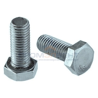 Болт М8х35 с шестигранной головкой оцинкованный DIN933