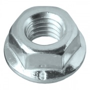 Гайка с фланцем М8 шестигранная оцинкованная DIN6923 (упаковка 100шт)