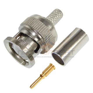 Разъем штекер BNC RG-59 обжимной