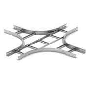 Крестообразный разветвитель для лестничного лотка НЛО 300х100х3000 OSTEC